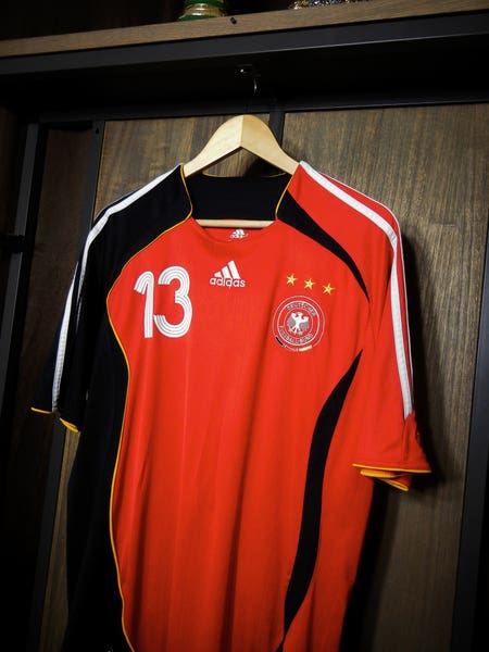 Germany 2006 Away Jersey – Michael Ballack #13 – Large – Black