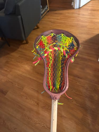 Purple dyed STX Duel 3 Strung Head (New)