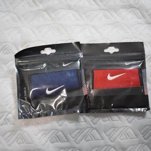 NEW - Nike Chin Pad / Cover, 2 Pack, Red and Blue