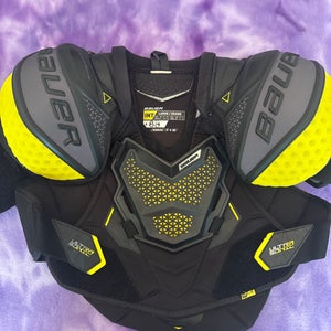 Large Intermediate Bauer Supreme Ultrasonic Shoulder Pads (Used)