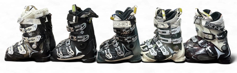 WOMEN'S ATOMIC HAWX, HAWX PLUS, HAWX PRIME, & LIVEFIT SKI BOOTS SIZE: 23.0-23.5
