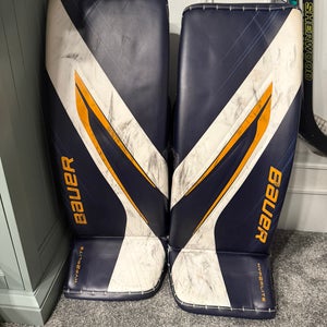 33" 2023 Bauer Hyperlite 2 Goalie Leg Pads Pro Stock (Used)