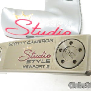 Titleist Scotty Cameron Studio Style Newport 2 Putter 34" +Cover