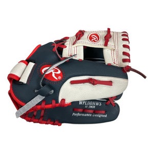 Used Rawlings WPL110NWS BB/SB Glove LH Throw Grey And White 11" 11862-S000091123