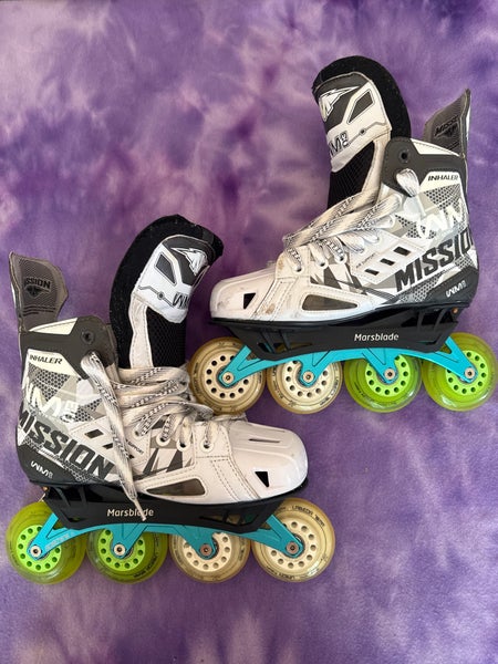Senior Mission Inhaler WM03 Inline Skates Wide Width Size 6 (Used)