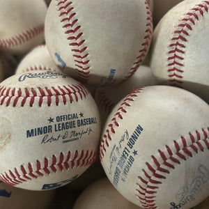 50 Almost New MILB Rawlings Baseballs (Used)