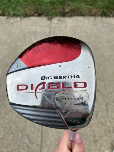 Callaway Big Bertha Diablo Fairway Wood Right Handed Stiff Flex 15 Loft (Used)