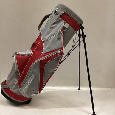 Used Top Flite STAND BAG Teen Stand Bag Grey And Red 11725-S000492437
