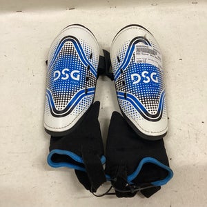 Used Soccer Shin Guards Youth Clear And Royal Blue LG 11725-S000492432