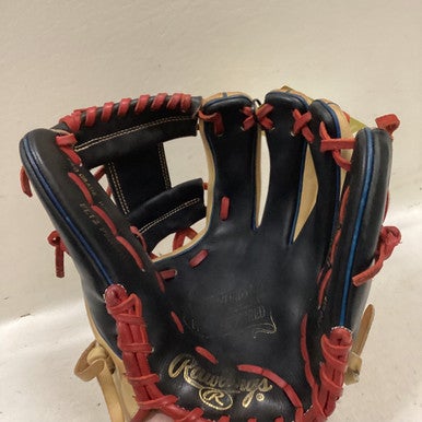 Used Rawlings PROSFL12-2 BB/SB Glove RH Throw White/Black/Red 11 3/4" 11725-S000492414
