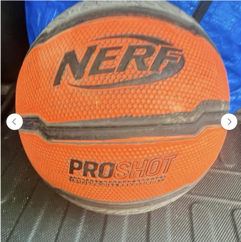 Nerf Pro Shot Basketball (Full Size) Condition: Good, some light wear.