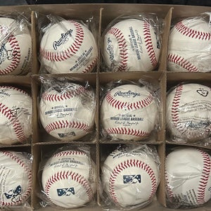 Dozen of MILB Rawlings Baseballs (New)