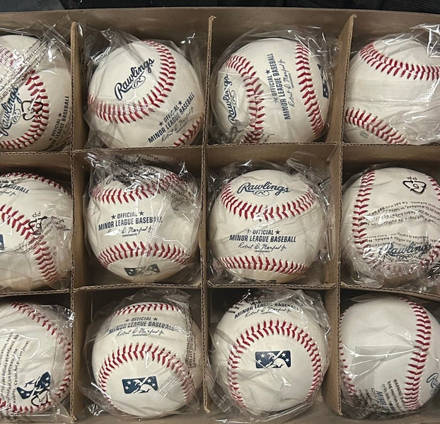 Dozen of MILB Rawlings Baseballs (New)