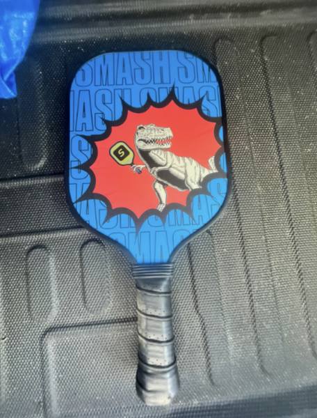 Smash Dinosaur Pickleball Paddle Condition: Good, lightly used.