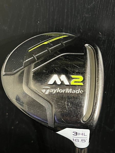 TaylorMade M2 16.5* 3-Wood HL Regular Flex Stock Shaft Golf Pride CP2 Grip