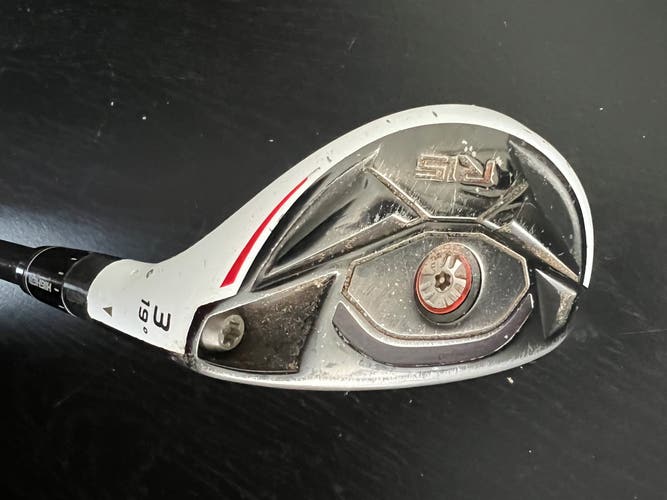 *CRACKED FACE* Taylormade R15 Rescue 19° 3H Hybrid Stiff Speeder 77 Evolution