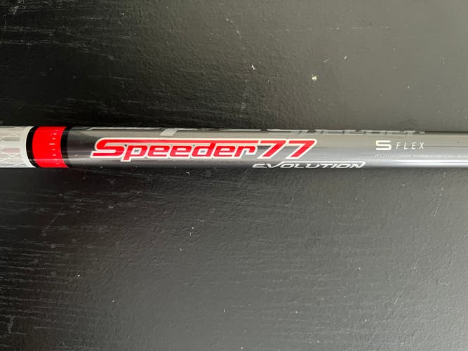 Fujikura Speeder 77 Evolution Stiff Flex 40" Shaft Taylormade Adapter GP Grip