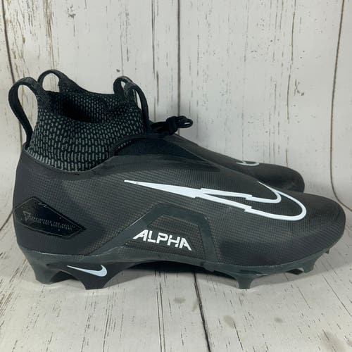 Nike Alpha Menace Elite 3 Football Cleats Black Men's Size 11.5 DM1792-004
