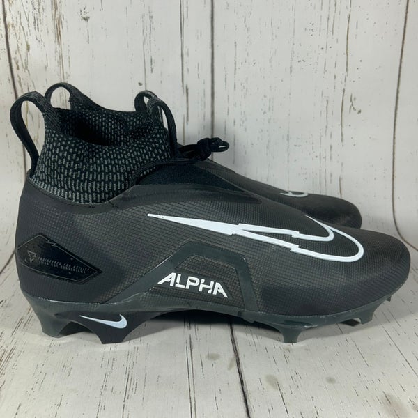 Nike Alpha Menace Elite 3 Football Cleats Black Men's Size 11.5 DM1792-004