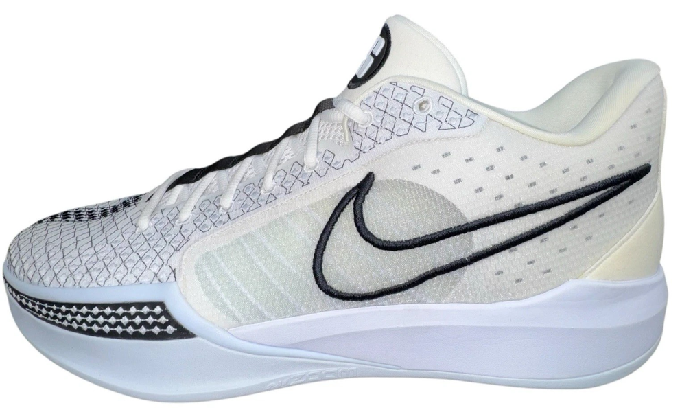 Nike Sabrina 1 Magnetic Womens 18.5 White Black Basketball Sneakers Shoes Men 17