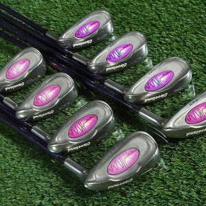 CLEVELAND VAS 792 IRONS SET 3-P TRUE TEMPER BORON GRAPHITE STIFF SONAR O-SIZE RH