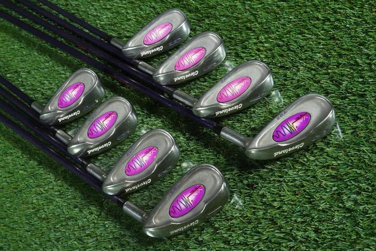 CLEVELAND VAS 792 IRONS SET 3-P TRUE TEMPER BORON GRAPHITE STIFF SONAR O-SIZE RH