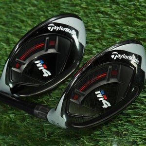 TAYLORMADE M4 HYBRID SET 4H,6H ATMOS FUJIKURA 5A GRAPHITE SENIOR RH 22 28
