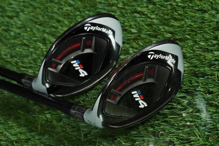 TAYLORMADE M4 HYBRID SET 4H,6H ATMOS FUJIKURA 5A GRAPHITE SENIOR RH 22 28