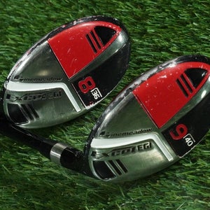 PINEMEADOW EXCEL EGI HYBRID IRONS SET 8H,9H GRAPHITE A SENIOR RH 36,40 ~ LOOK!