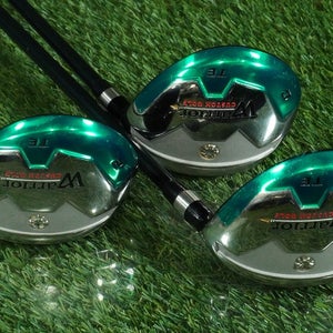 WARRIOR CUSTOM GOLF TE HYBRID IRONS SET 2H,3H,4H TOUR 3.1 RH ~ NEW GRIPS!!