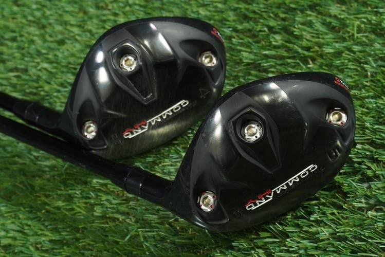 PINEMEADOW COMMAND HYBRIDS SET HY IRONS 4H,5H GRAPHITE REGULAR FLEX RH 22,25