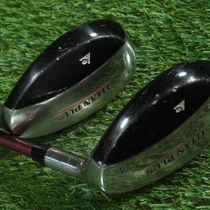 TITAN PLUS SVG HYBRID IRONS SET 2H,4H UST CUSTOM GRAPHITE LITE FLEX RH 16, 22