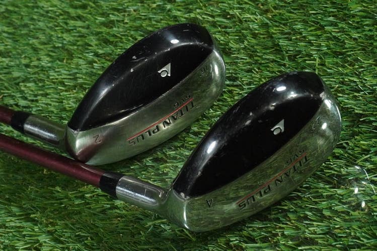 TITAN PLUS SVG HYBRID IRONS SET 2H,4H UST CUSTOM GRAPHITE LITE FLEX RH 16, 22
