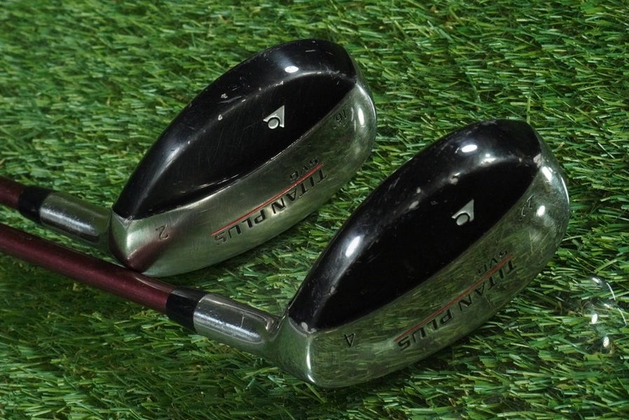 TITAN PLUS SVG HYBRID IRONS SET 2H,4H UST CUSTOM GRAPHITE LITE FLEX RH 16, 22