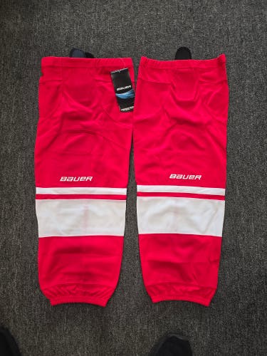 New Red Senior Large - XL Bauer Socks