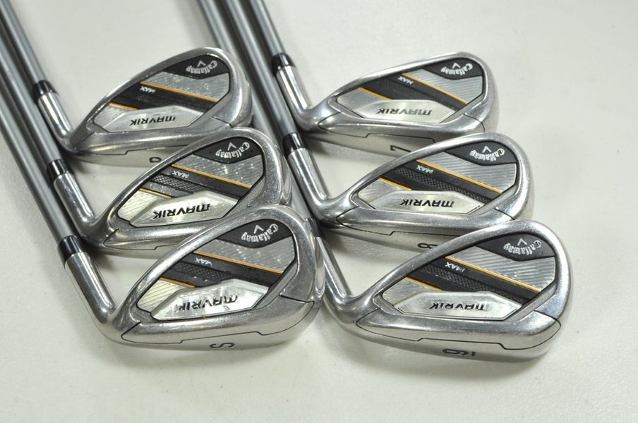 Callaway Mavrik 7-PW,AW,SW Iron Set Senior Flex RH Catalyst 5.0 Graphite #203450