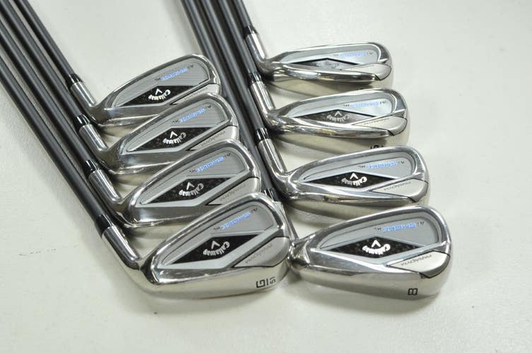 Callaway Paradym Ai Smoke HL 5-PW,AW,GW Iron Set Regular Flex Graphite # 203445