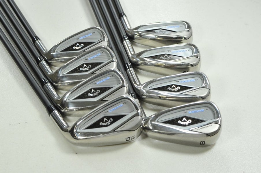 Callaway Paradym Ai Smoke HL 5-PW,AW,GW Iron Set Regular Flex Graphite # 203445