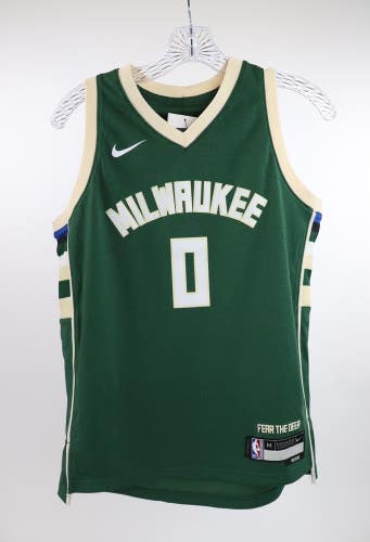 Nike Damian Lillard Milwaukee Bucks YOUTH M 10 - 12 Jersey Icon Edition Swingman