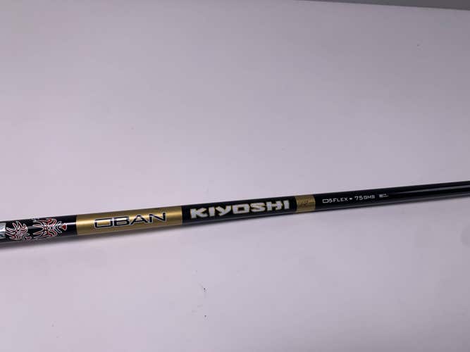 OBAN Kiyoshi Black 05 75g Extra Stiff Graphite Driver Shaft 44"-Titleist