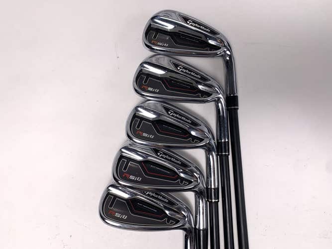 TaylorMade RSi 1 Iron Set 6-PW REAX 55g Senior Graphite Mens RH
