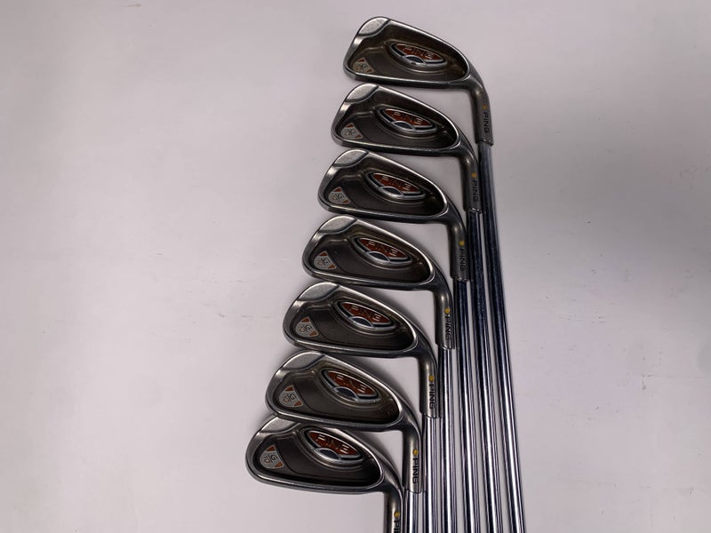 Ping G10 Iron Set 4-PW Gold Dot 4* Flat AWT Regular Steel Mens RH