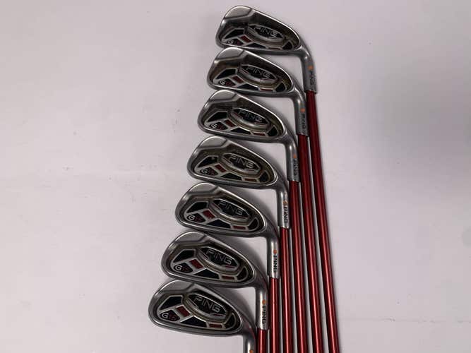 Ping G15 Iron Set 4-PW Orange Dot 2* Flat TFC 149 Ladies Graphite Womens RH