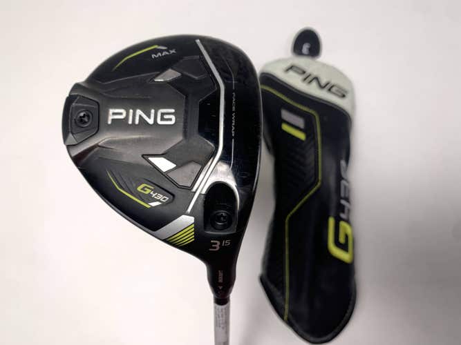 Ping G430 Max 3 Fairway Wood 15* Alta CB 65g Stiff Graphite Mens RH HC