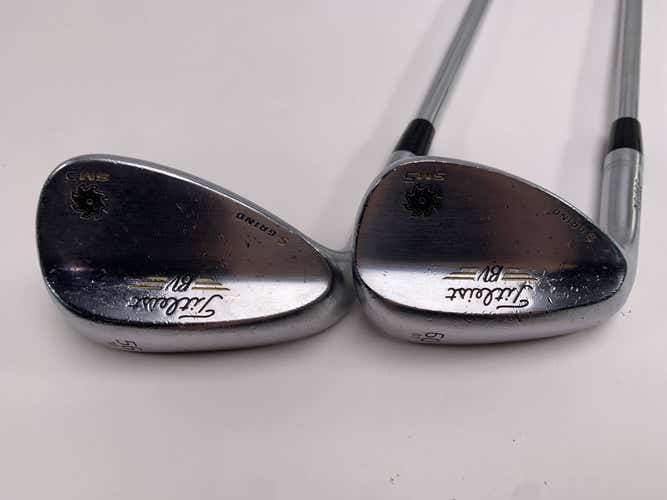Titleist Vokey SM5 Tour Chrome Wedge Set 56* 10 | 60* 7 Wedge Steel Mens LH