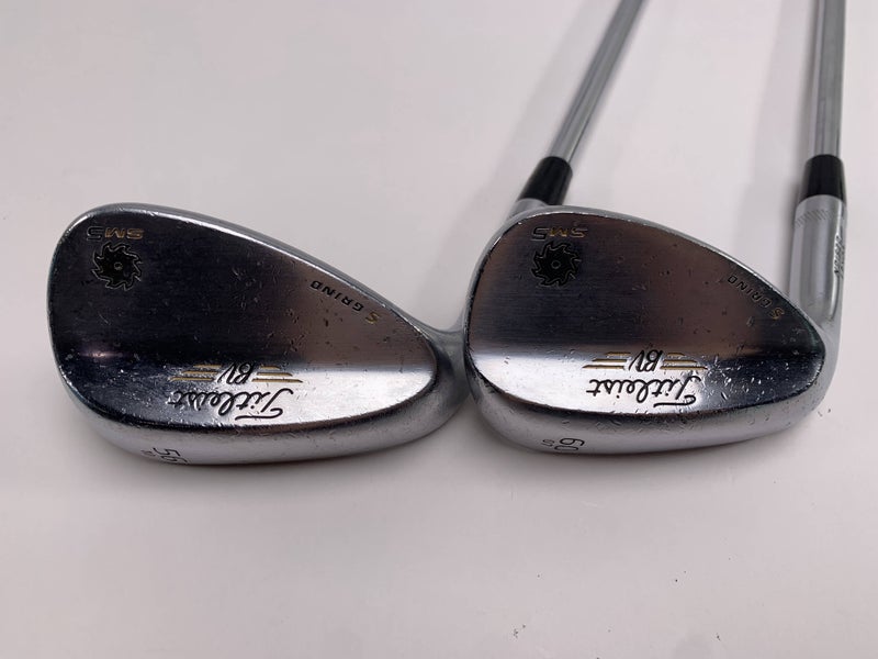 Titleist Vokey SM5 Tour Chrome Wedge Set 56* 10 | 60* 7 Wedge Steel Mens LH