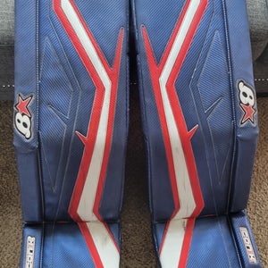 34" +1.5 Brian's Iconik Pro Stiff Flex Goalie Leg Pads (Used)