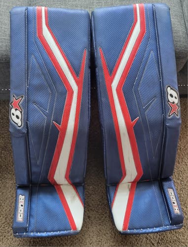 34" Brian's Iconik Pro Stiff Flex Goalie Leg Pads (Used)