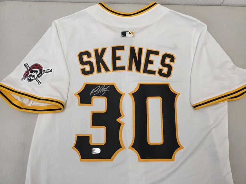 Pirates PAUL SKENES Signed Auto REAL Baseball Jersey Fanatics MLB Holo COA