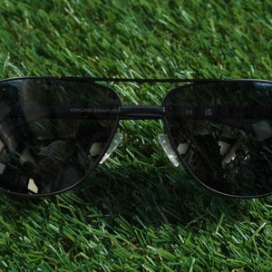KIRKLAND SIGNATURE KS18 M52 SUNGLASSES POLARIZED 59-16-145 BLACK ~ VGC